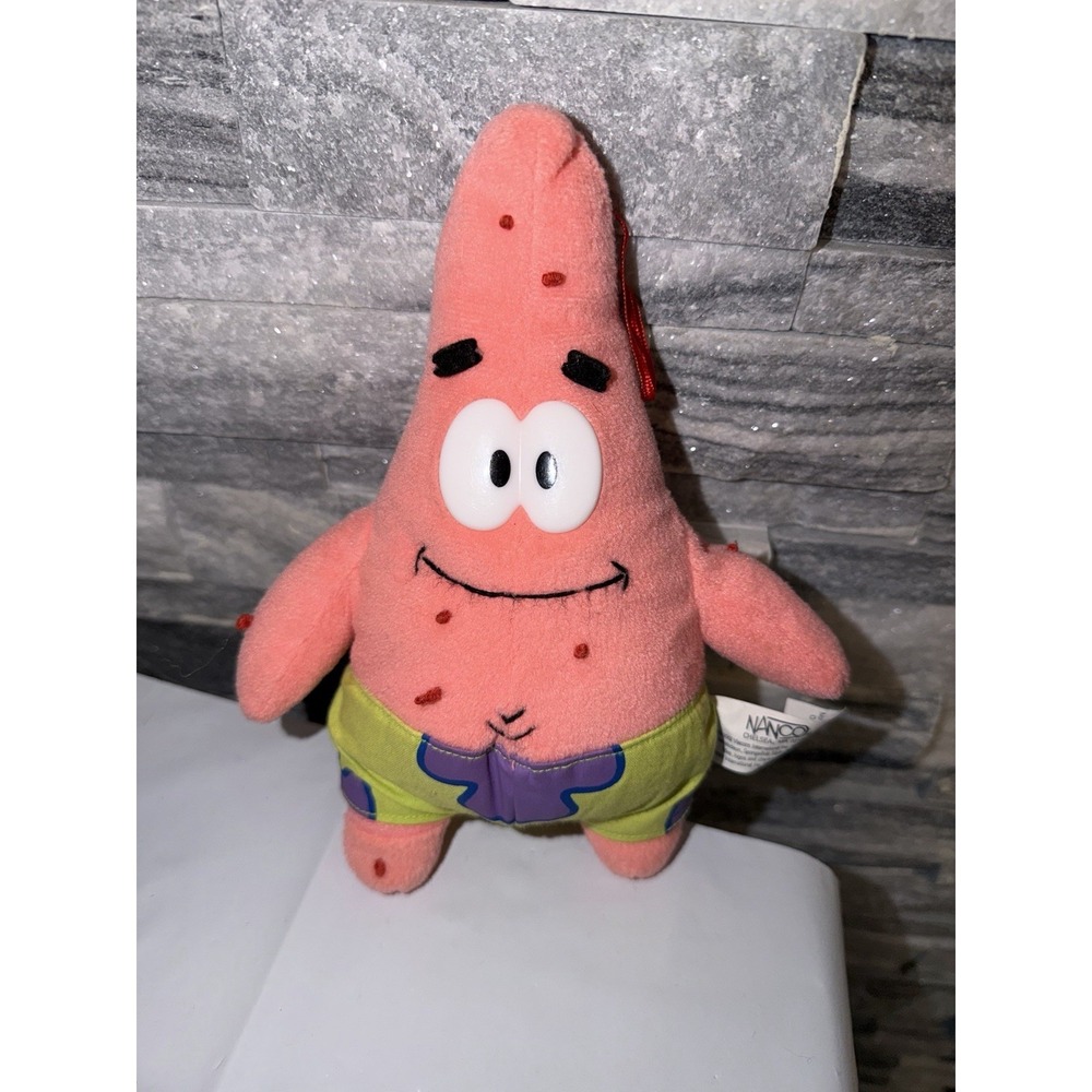 Vtg SpongeBob SquarePants Patrick Star Plush Nanco Vtg 2002 10"